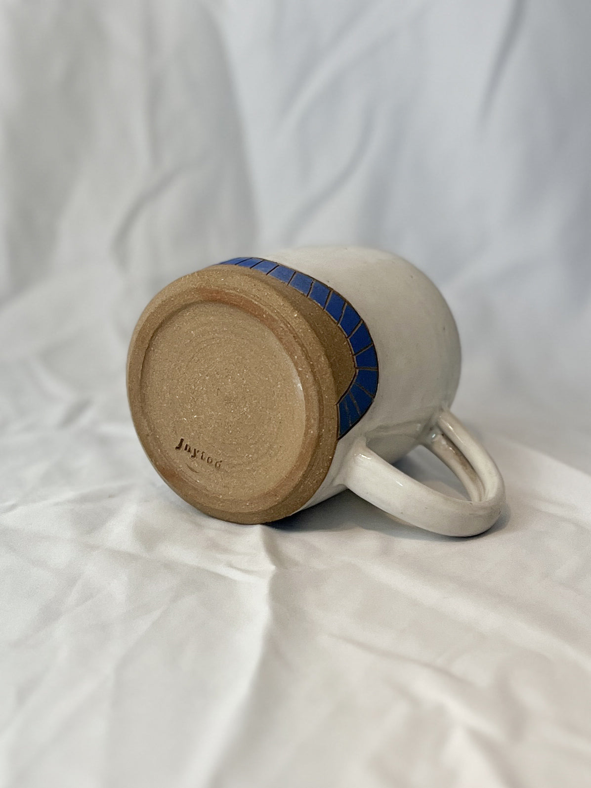 Mug - White/Blue - 18oz