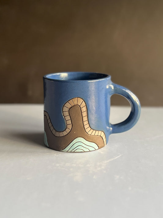 Mug - Dark Blue/LightBlue