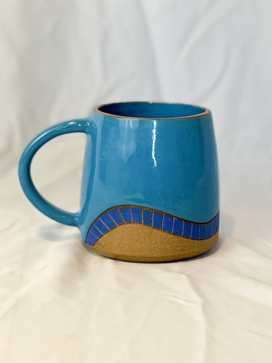 Mug - Turquoise/Blue - 18oz