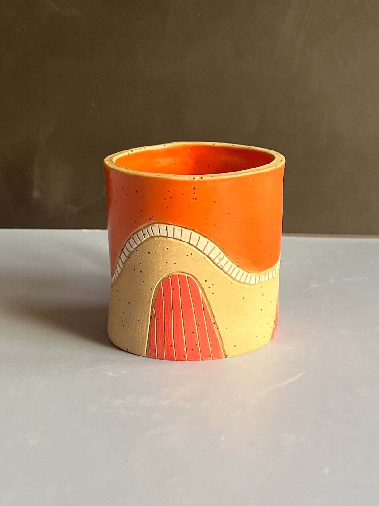 Mug - Orange/Pink