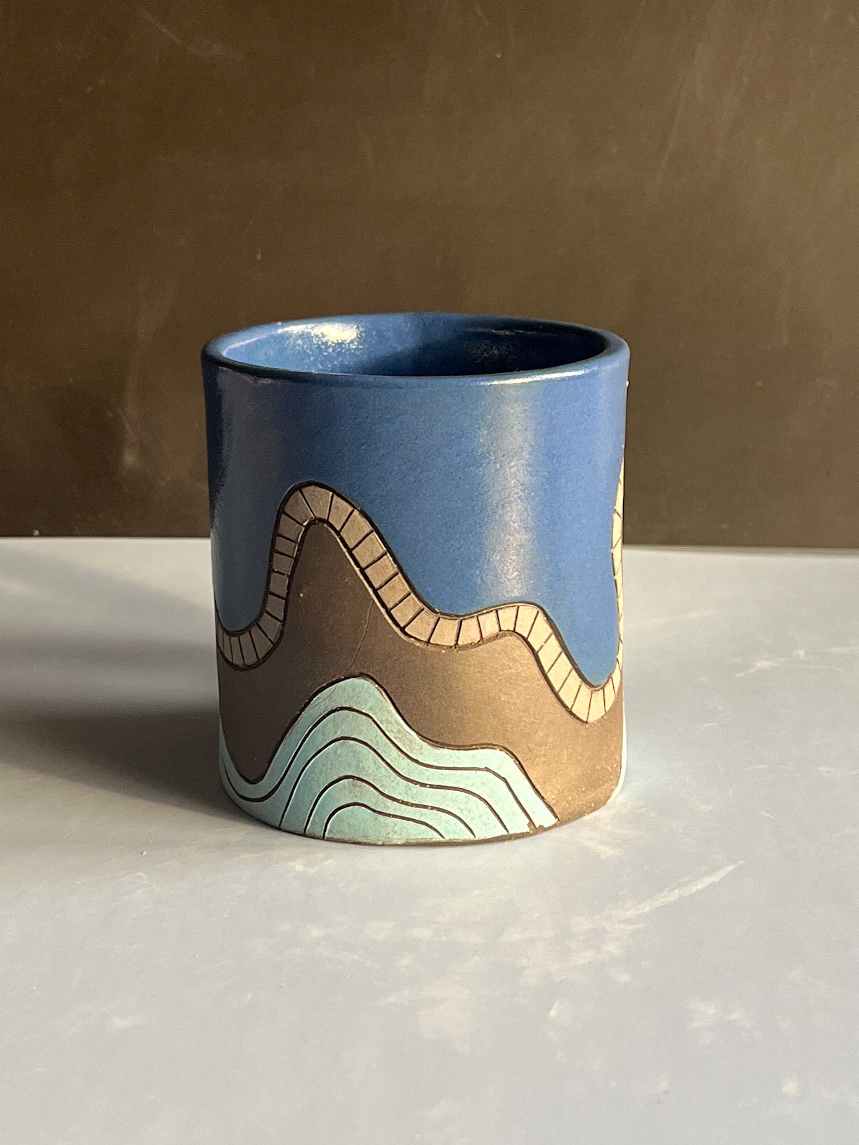 Mug - Dark Blue/LightBlue