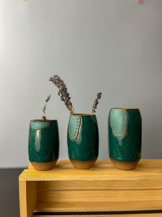 Bud Vases - Triple river