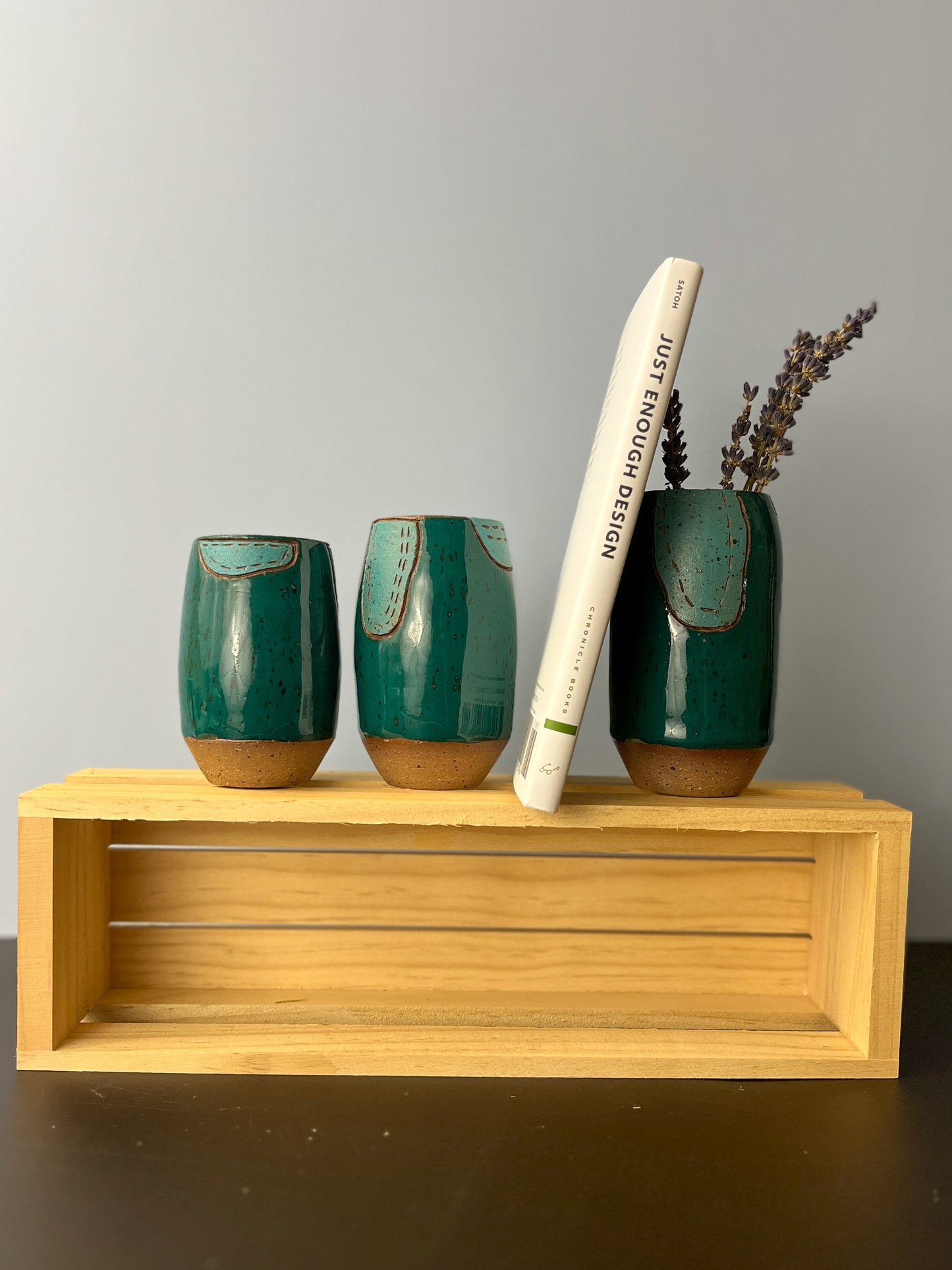 Bud Vases - Triple river